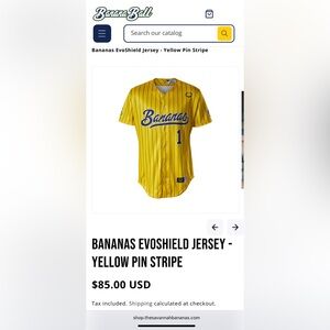 Savannah Bananas EvoShield Jersey